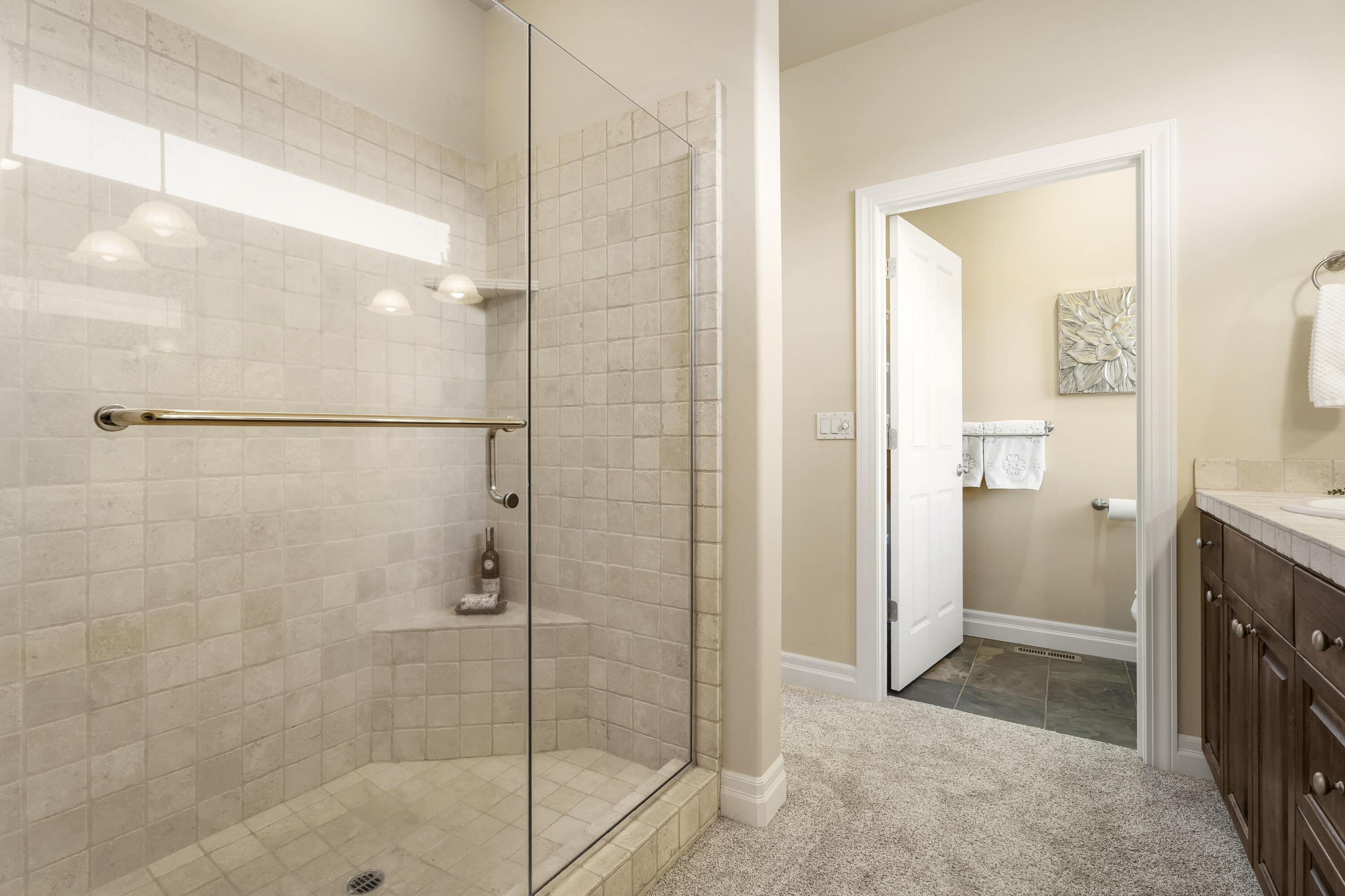 784 Ribbon Falls Road Redmond, OR 97756 - Photo 42 of 79 a bathroom with a shower