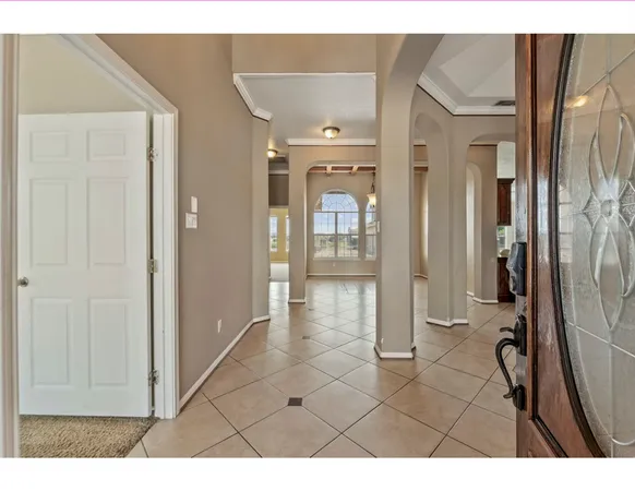 a view interior of a house and hallway view