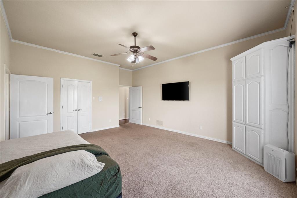 14981 West State Highway Blooming Grove, TX 76626 - Photo 19 of 40 a view of a livingroom with a flat screen tv