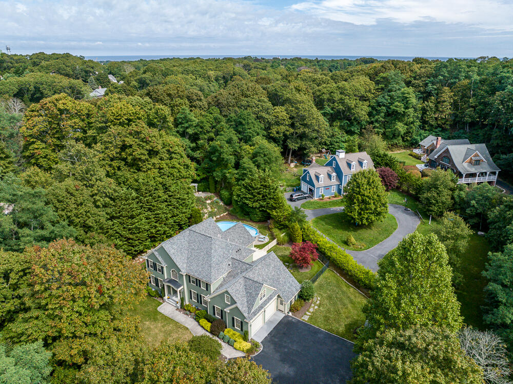 5 Pine Street Sandwich, MA 02563 - Photo 8 of 74 an aerial view of a house with a garden