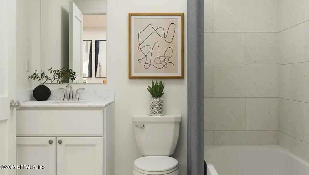 76037 Estuary Way Yulee, FL 32097 - Photo 37 of 38 a bathroom with a sink toilet and shower