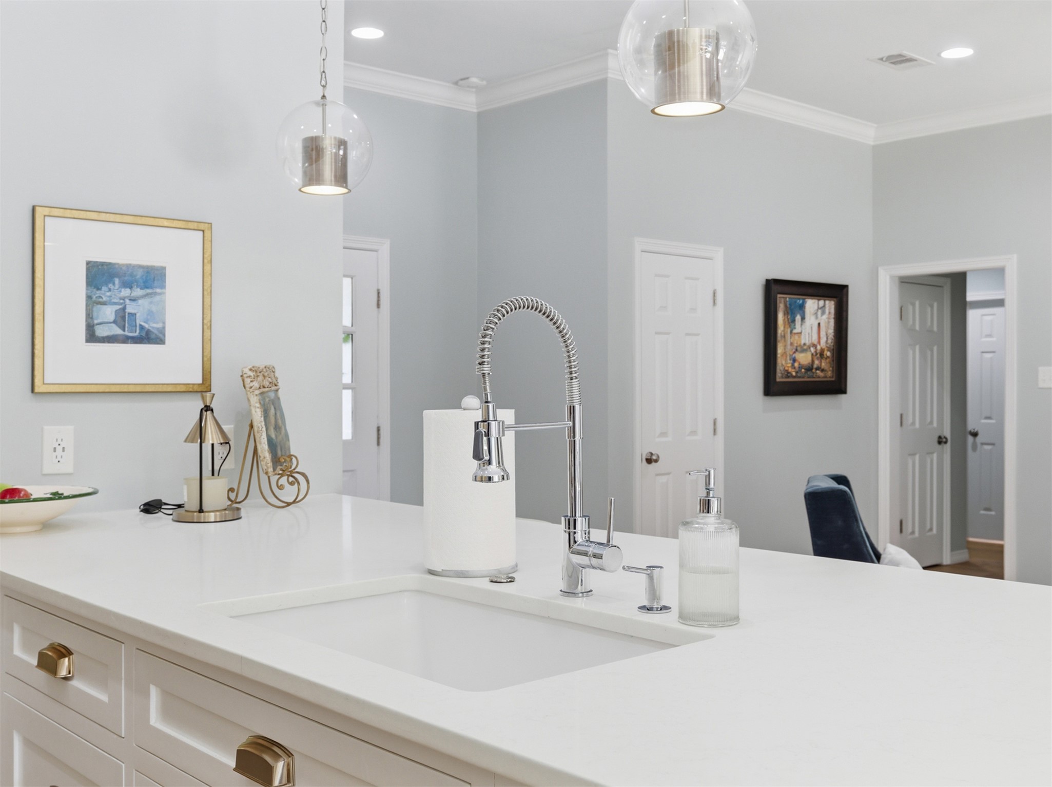 2810 Brandy Lane Georgetown, TX 78628 - Photo 13 of 38 a bathroom with a sink and a mirror
