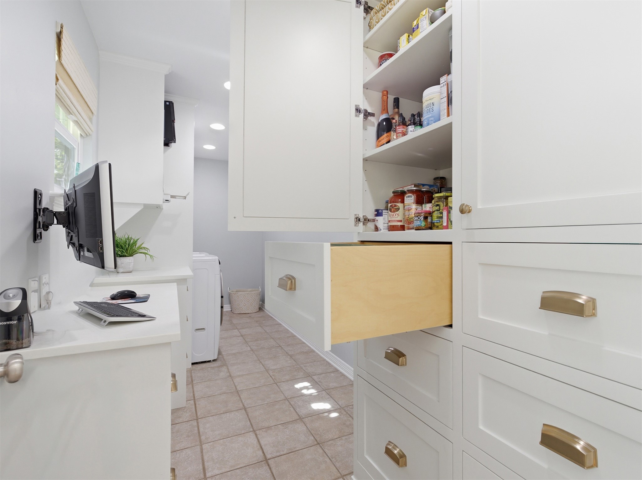 2810 Brandy Lane Georgetown, TX 78628 - Photo 28 of 38 a bathroom with a sink a vanity and a mirror