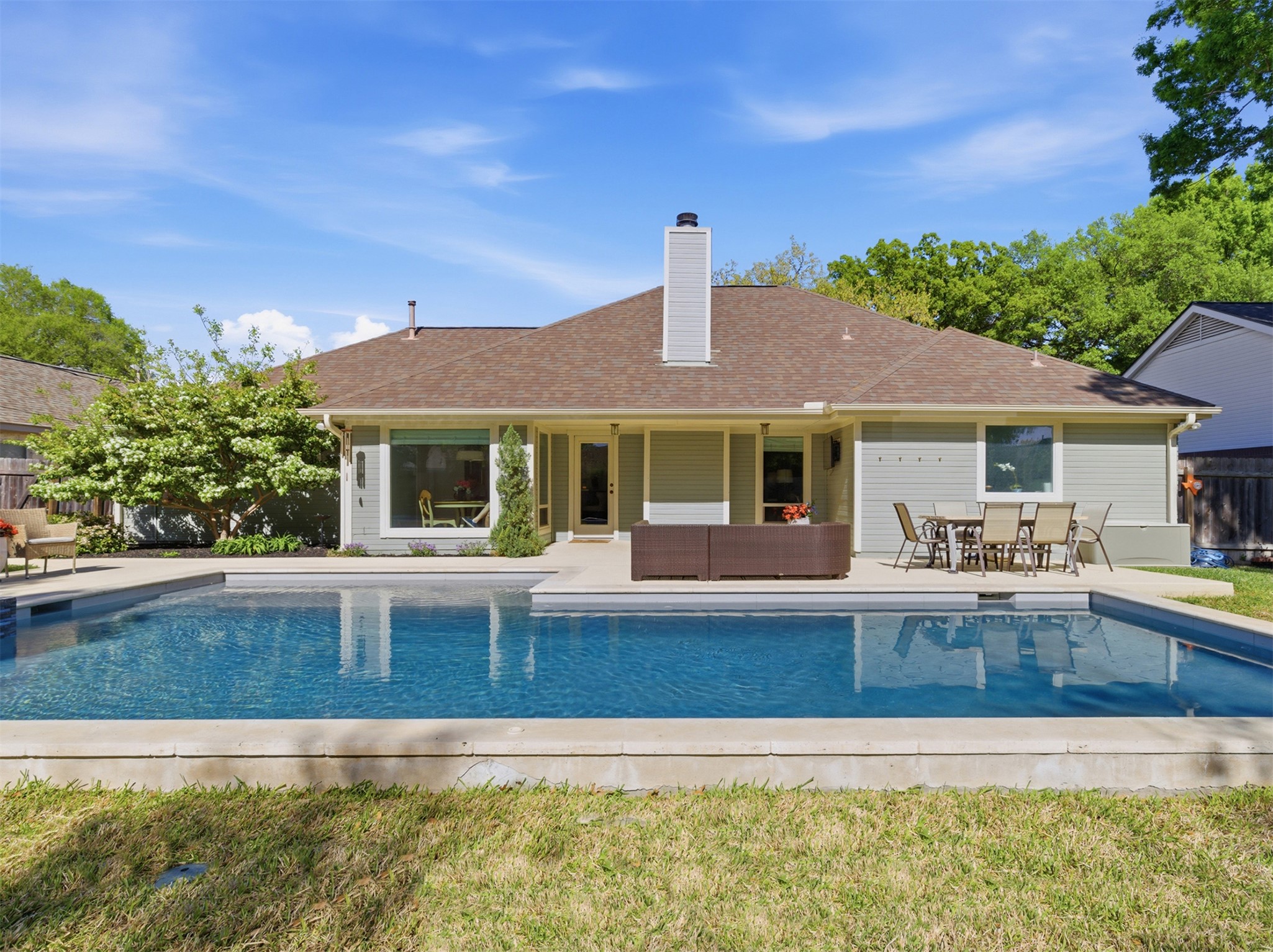 2810 Brandy Lane Georgetown, TX 78628 - Photo 33 of 38 a front view of a house with swimming pool