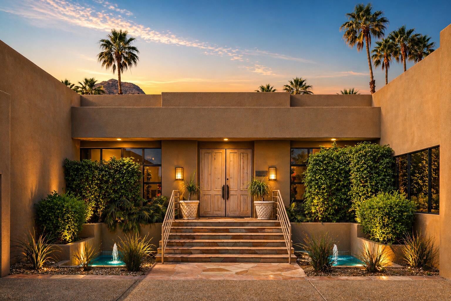 70629 Boothill Road Rancho Mirage, CA 92270 - Photo 5 of 47 4 GMc 760-797-5197 Twilight entry