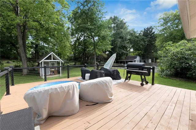 a view of outdoor space with seating area