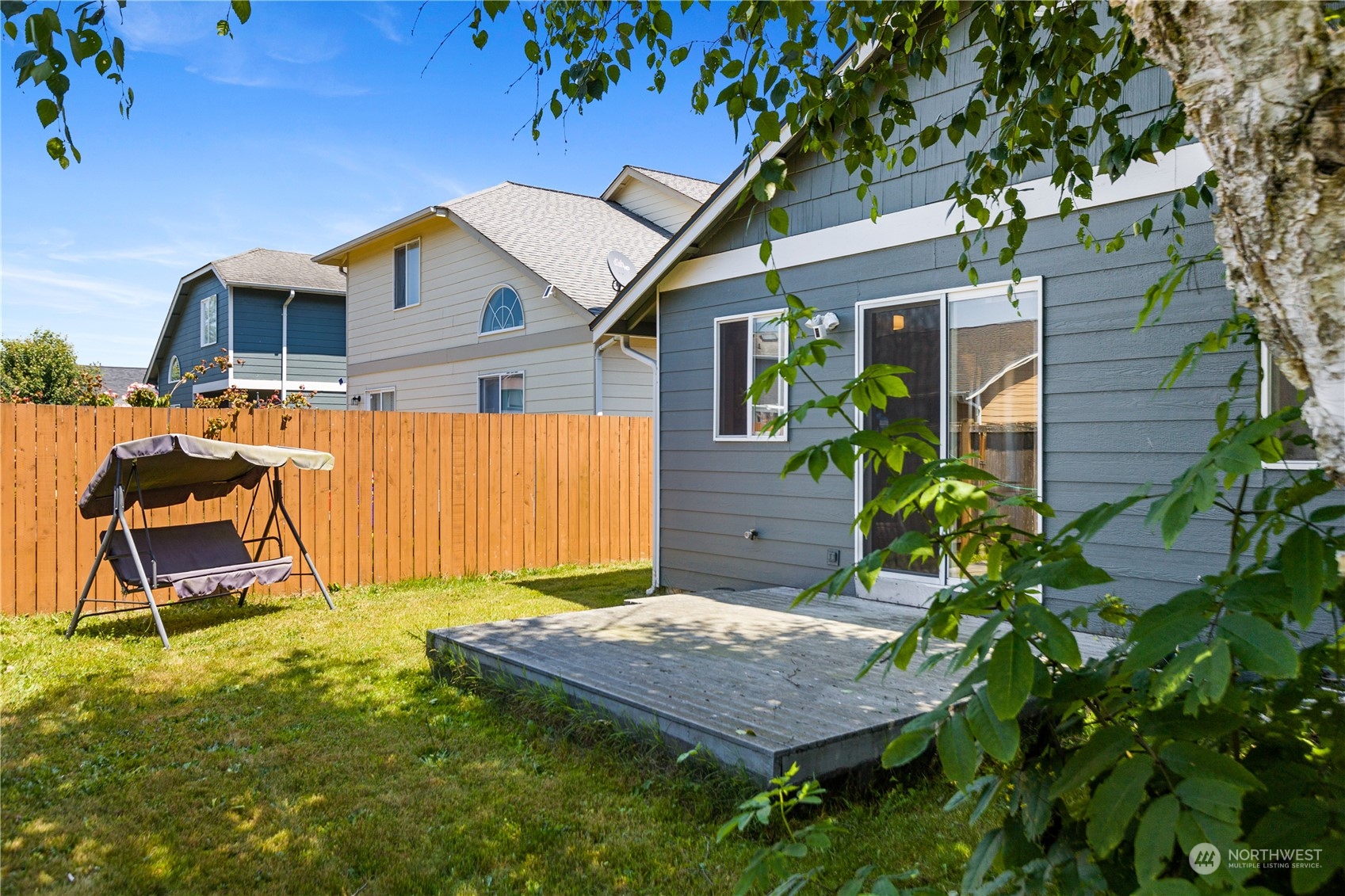 17514 Spring Ln Avenue Marysville, WA 98271 - Photo 8 of 8 a aerial view of a house with swimming pool and porch