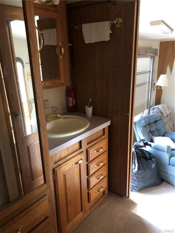 58160 Bliss Road Anza, CA 92539 - Photo 6 of 24 a bathroom with a sink and a mirror