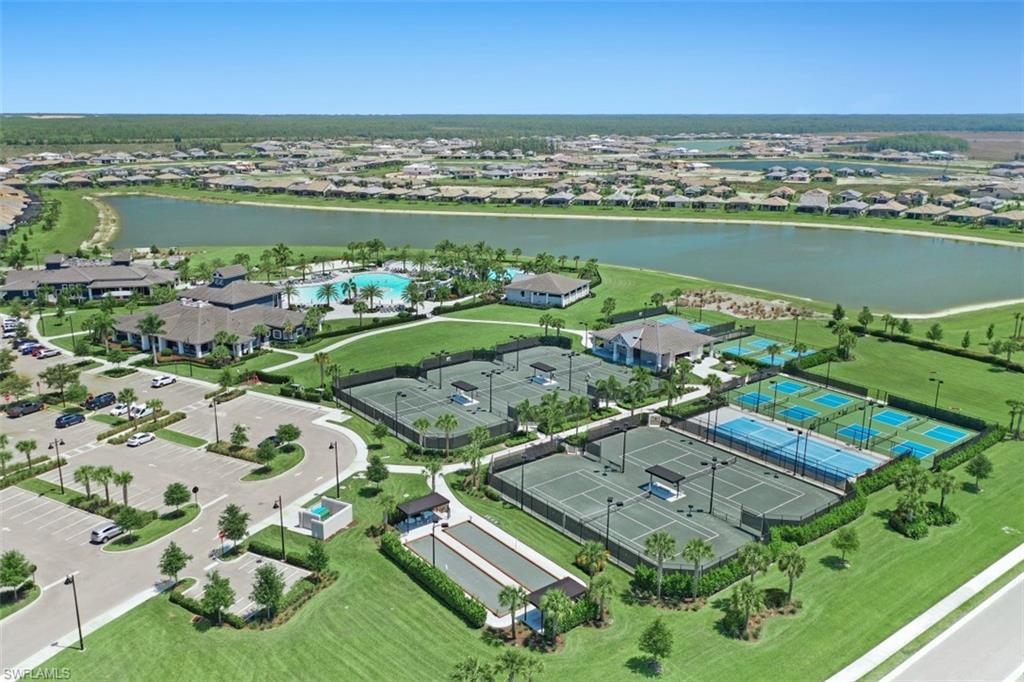 19074 Elston Way Estero, FL 33928 - Photo 48 of 50 an aerial view of lake residential houses with outdoor space