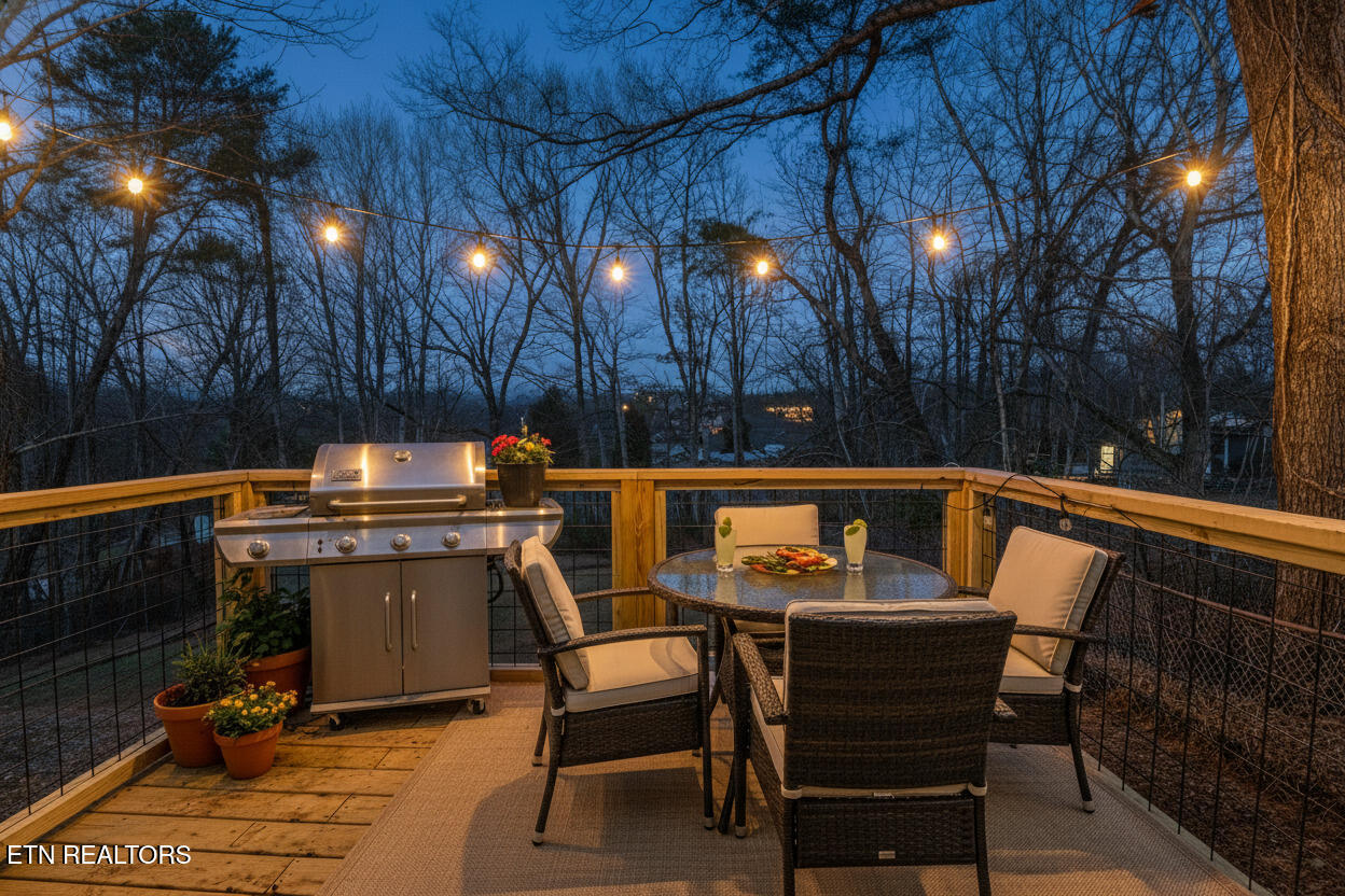 2324 Roundtree Road Knoxville, TN 37923 - Photo 18 of 39 staged-deck-night 1