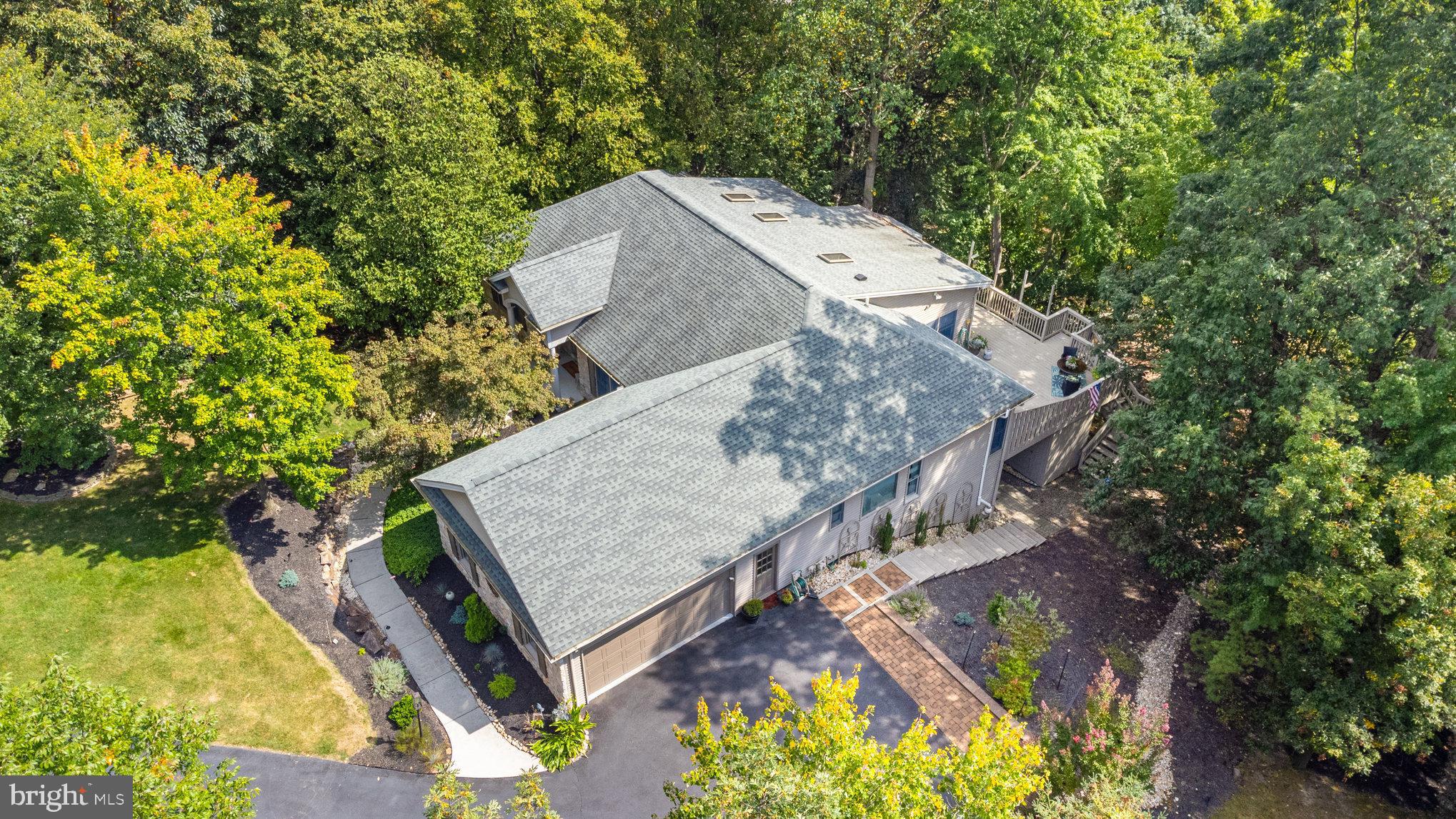 1817 Dogwood Road Harrisburg, PA 17110 - Photo 60 of 64 an aerial view of a house with a yard and potted plants