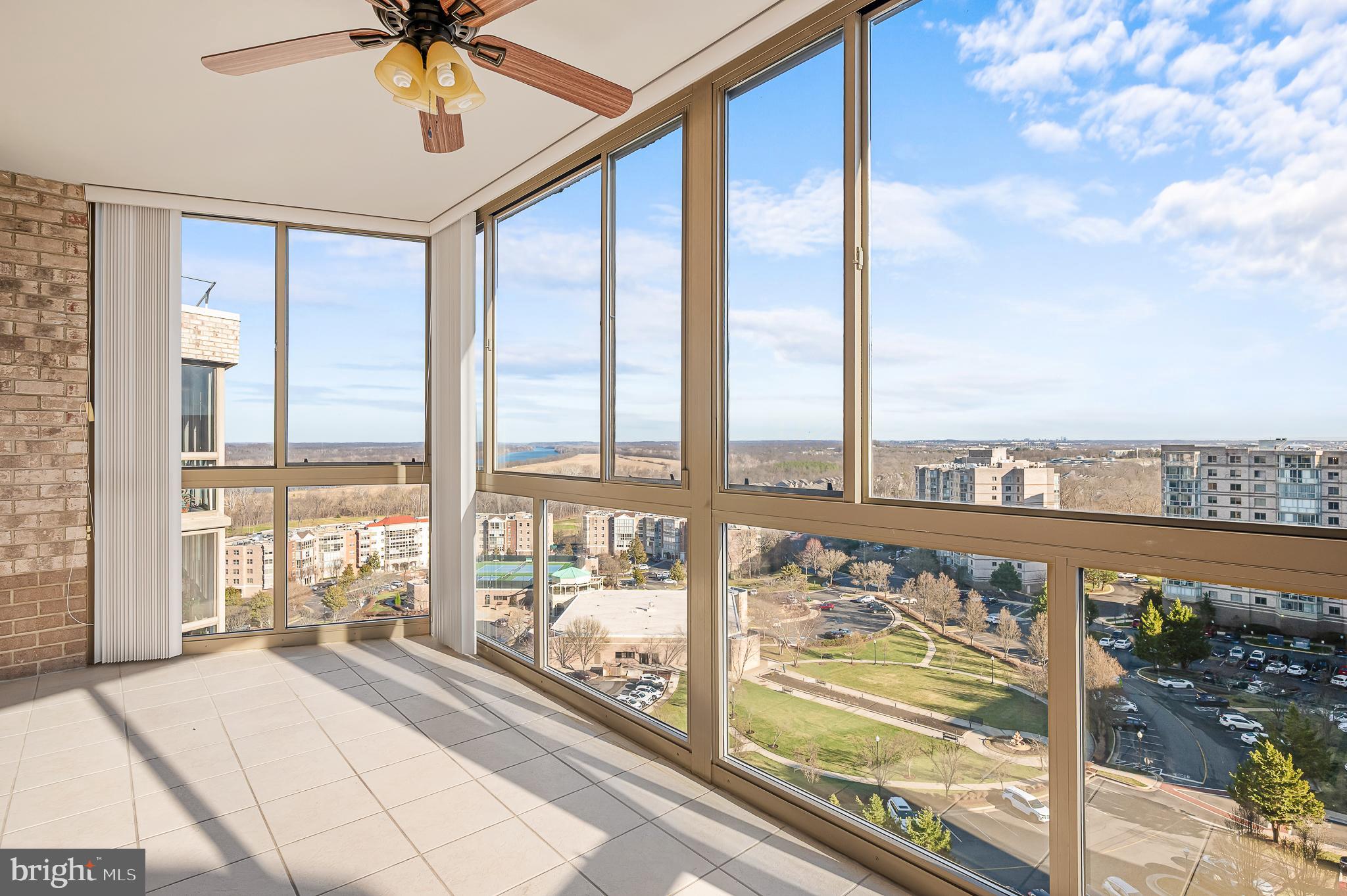 View of Potomac River from this penthouse condo!