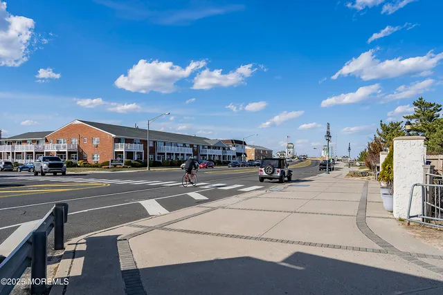 a view of a terrace with seating space
