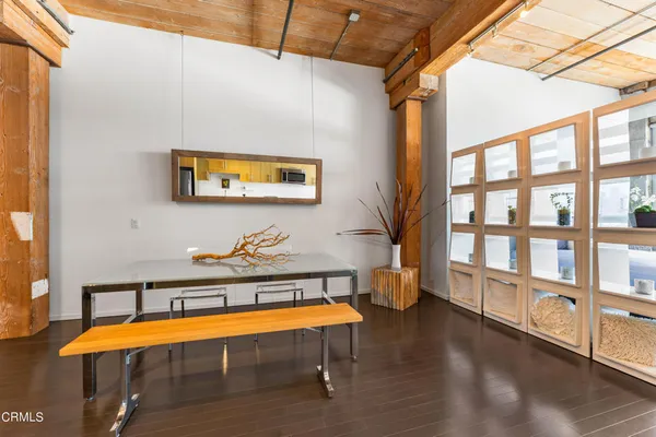 a room with furniture and a flat screen tv