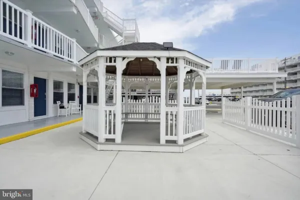 a view of balcony and chairs