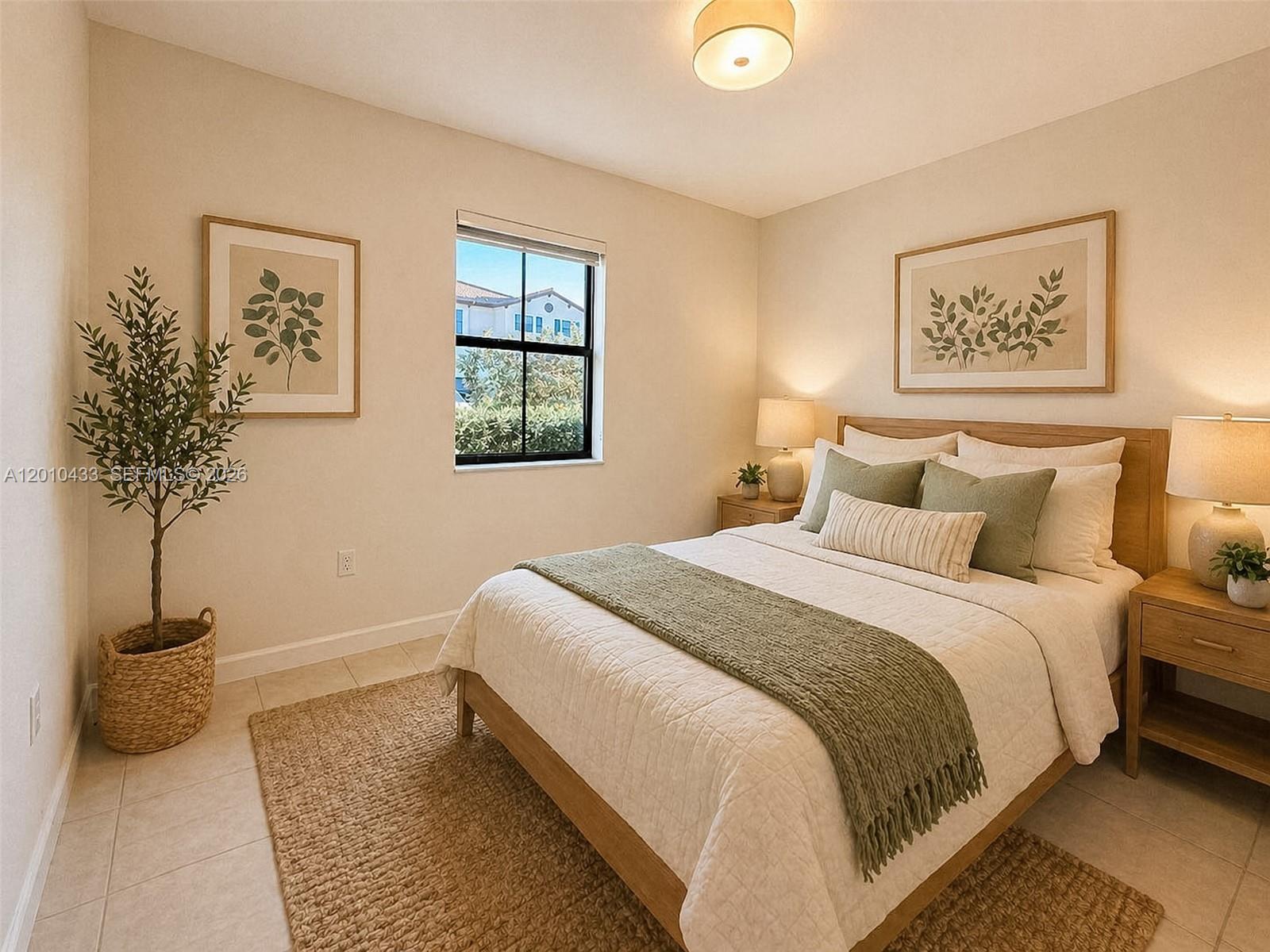 12957 Southwest 229th Street, Unit 12957 Miami, FL 33170 - Photo 13 of 25 first bedroom. Virtual staging