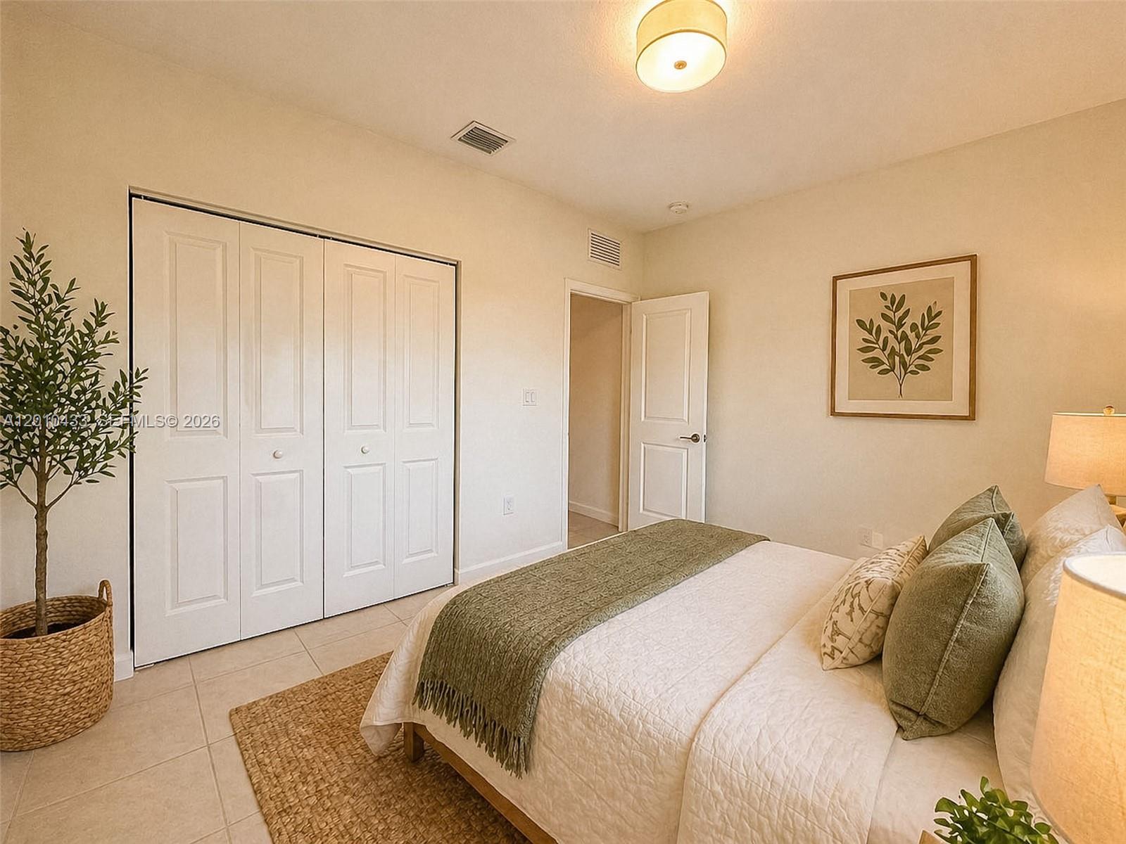 12957 Southwest 229th Street, Unit 12957 Miami, FL 33170 - Photo 14 of 25 second bedroom. Virtual staging
