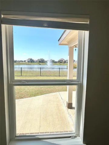 a view of hallway with stairs