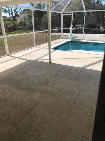 a view of outdoor space with swimming pool