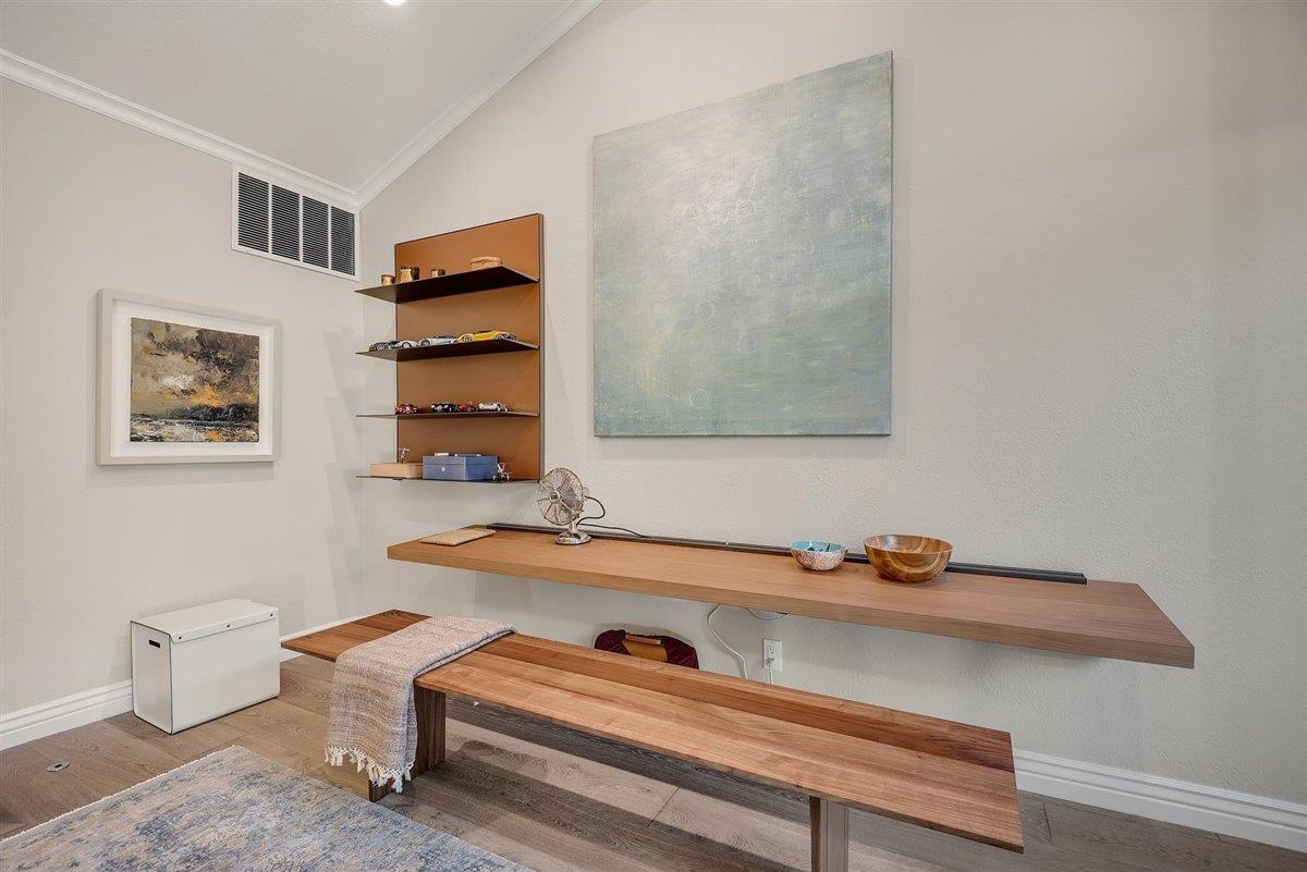 12296 Atrium Circle Saratoga, CA 95070 - Photo 5 of 34 a bathroom with a sink and a mirror