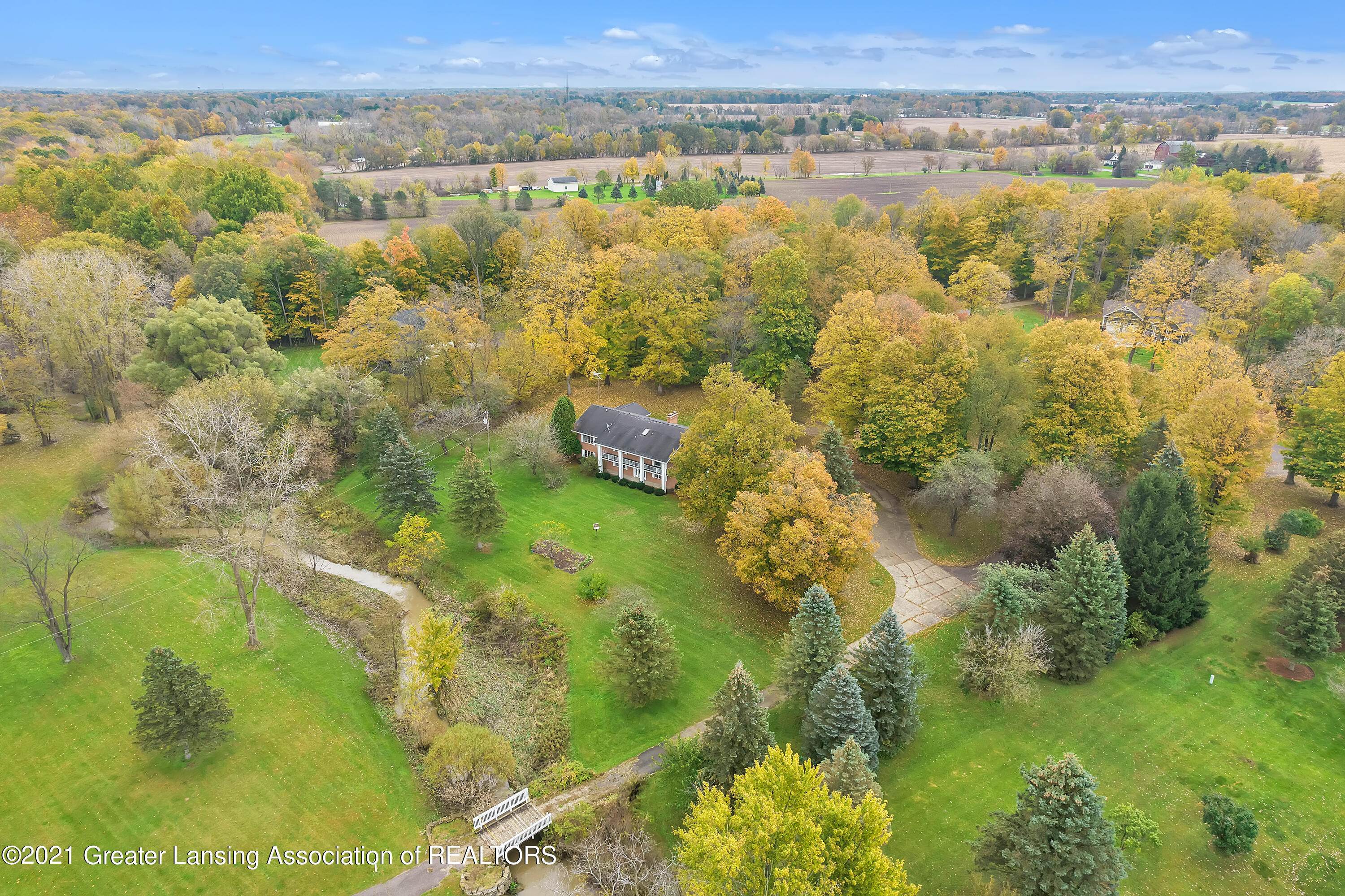 145 Three Oaks Road Okemos, MI 48864 - Photo 58 of 58 Aerial View