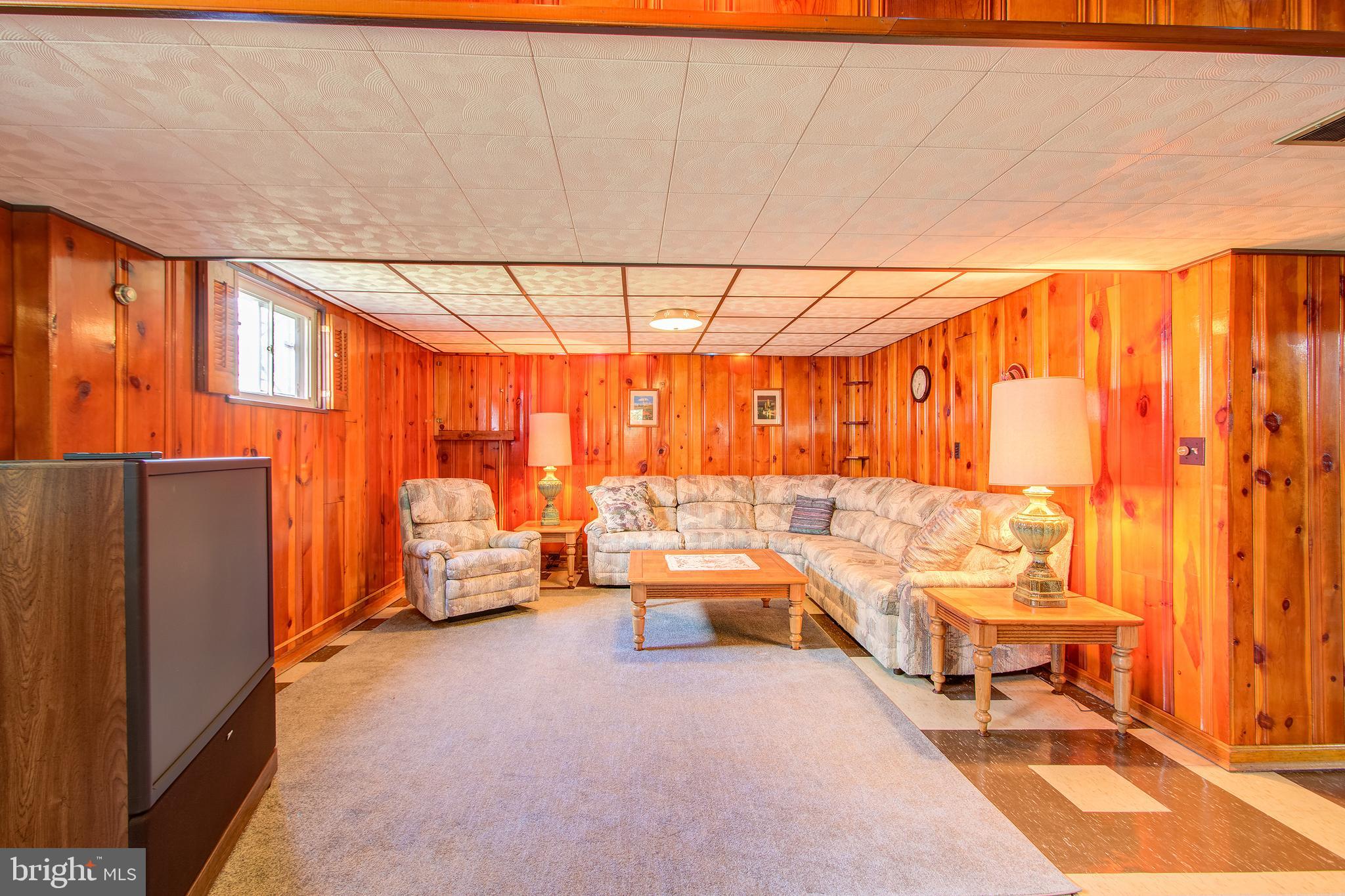 5808 10th Place Hyattsville, MD 20782 - Photo 23 of 36 Lower level Rec room with paneling.