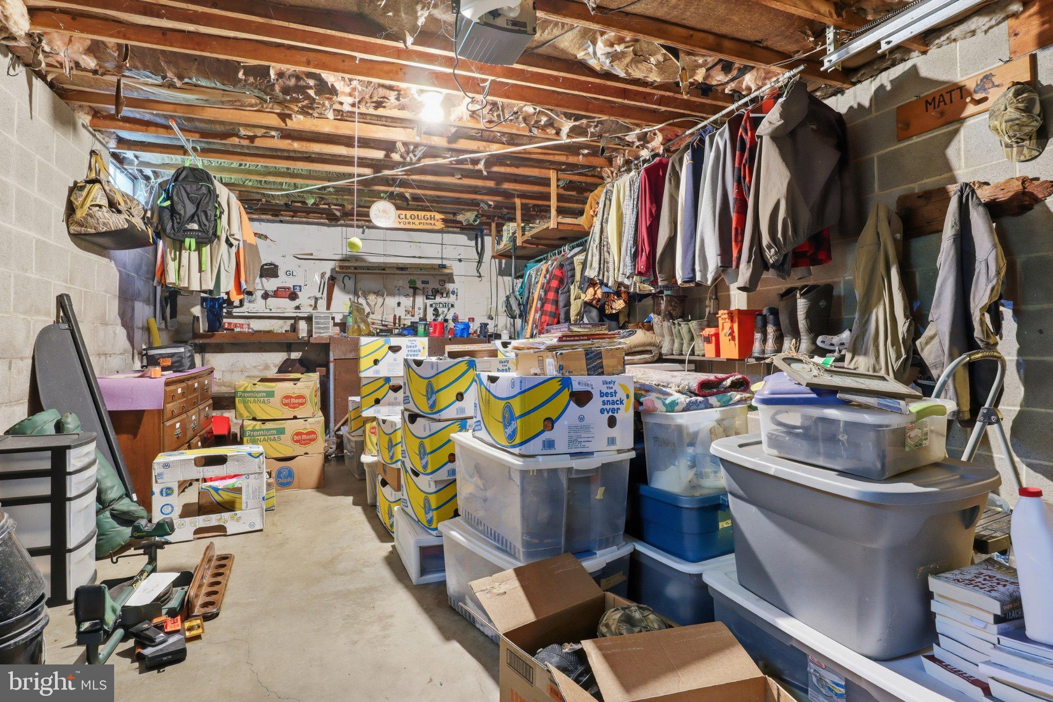 2381 Ridge Road Glenville, PA 17329 - Photo 31 of 58 Cluttered basement brimming with storage.