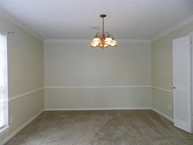 en empty room with a window