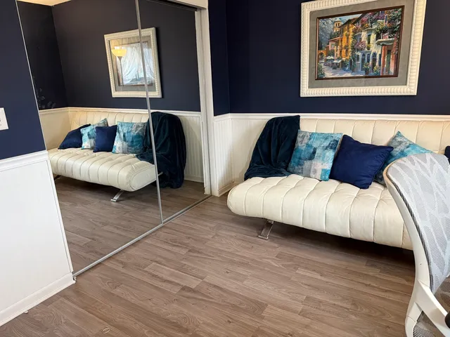 a view of front door