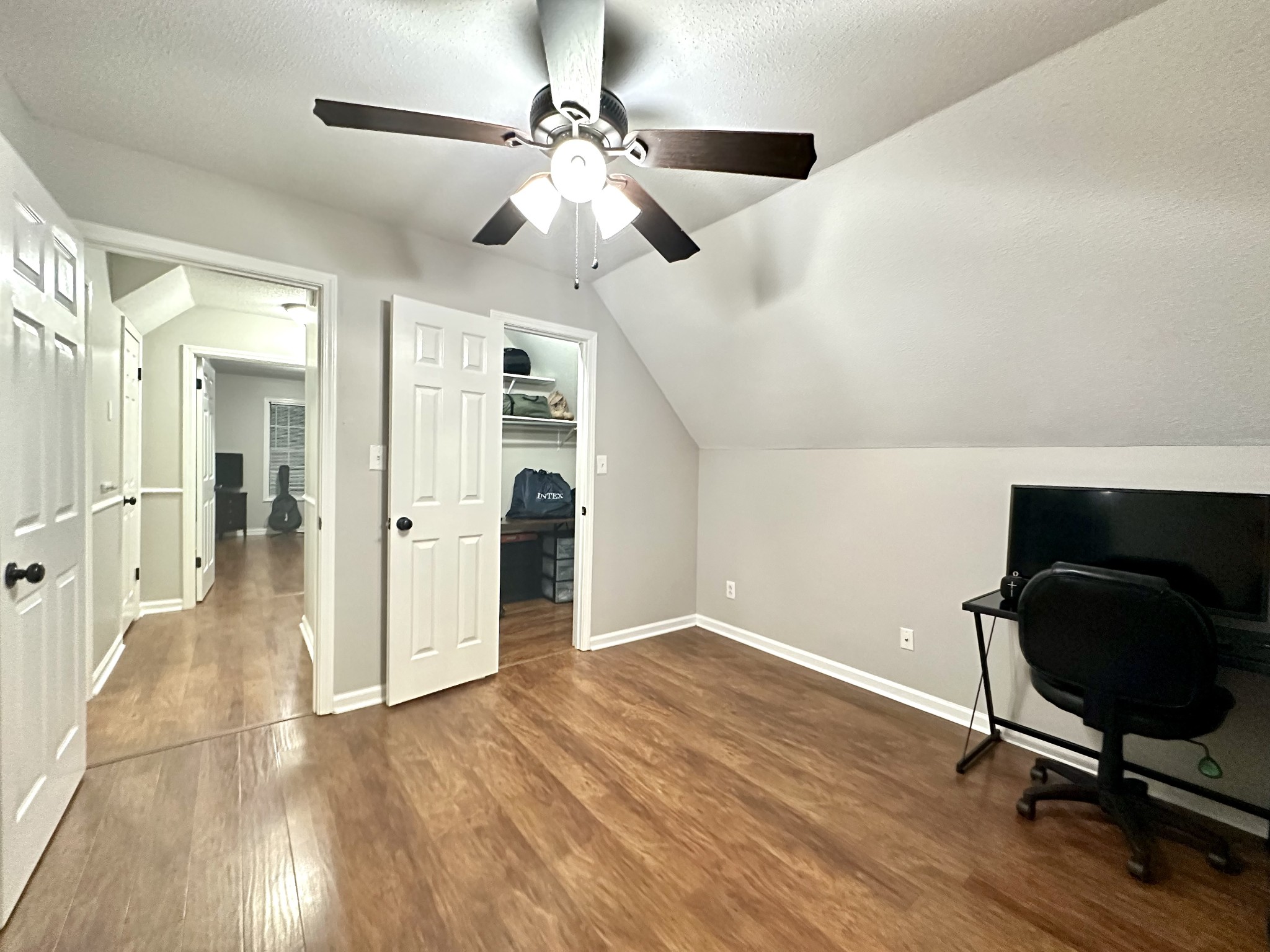 2417 Patterson Road Woodlawn, TN 37191 - Photo 60 of 68 a view of a workspace with wooden floor and workspace