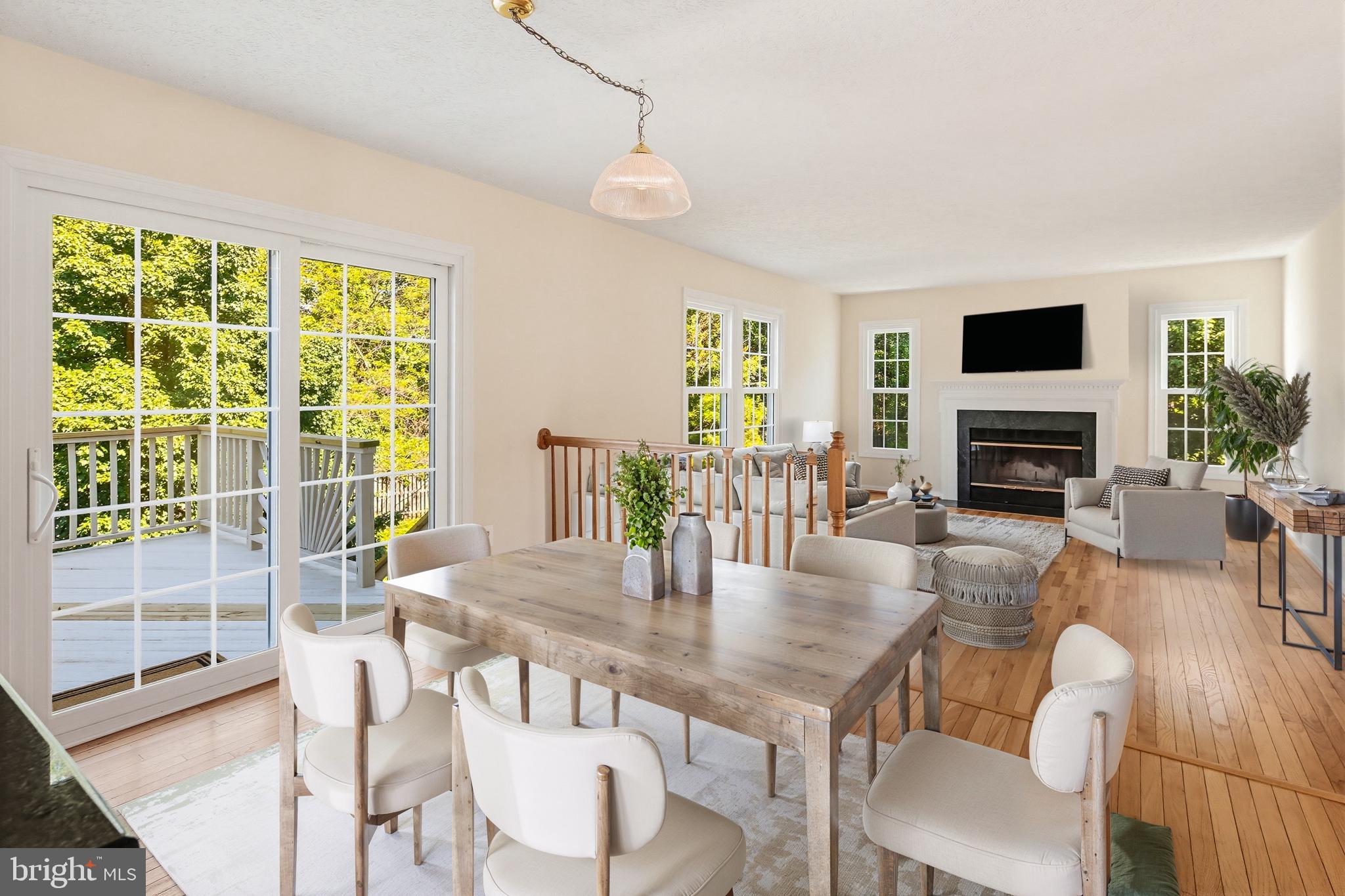 8266 Spring Branch Court Laurel, MD 20723 - Photo 20 of 73 Breakfast room & family room virtually staged