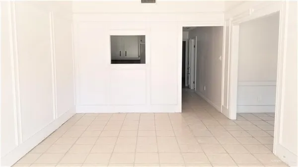 a view of an empty room