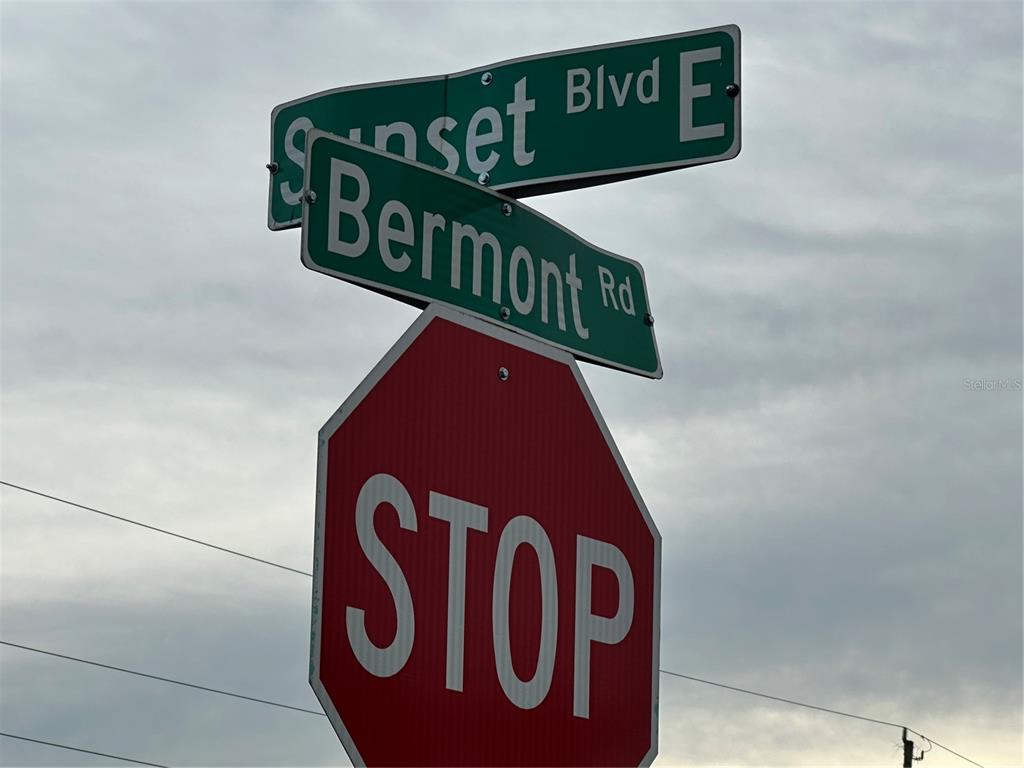 124 Sunset Boulevard East Punta Gorda, FL 33982 - Photo 4 of 4 a close up of a street sign
