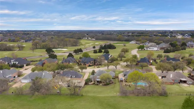 an aerial view of residential building with outdoor space