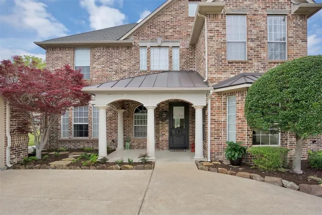 front view of a house with a porch
