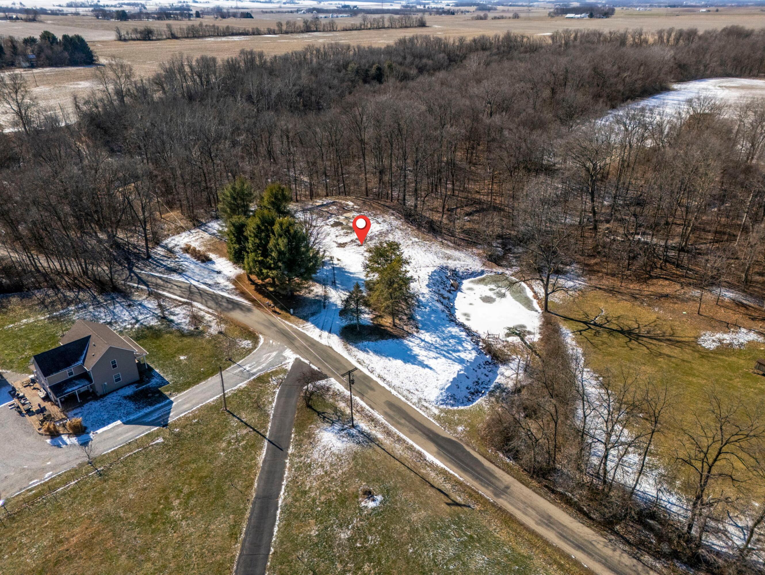 6875 Indian Run Road Northeast Pleasantville, OH 43148 - Photo 4 of 16 Aerial View - 6875 Indian Run Road NE, Rushville, OH 43150