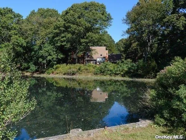 a view of a lake with outdoor space