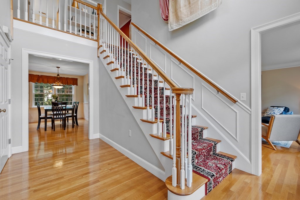 298 Old Harvard Road Boxborough, MA 01719 - Photo 17 of 42 a view of entryway and hall with wooden floor