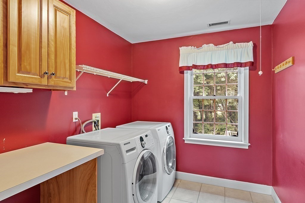 298 Old Harvard Road Boxborough, MA 01719 - Photo 27 of 42 a utility room with dryer and washer