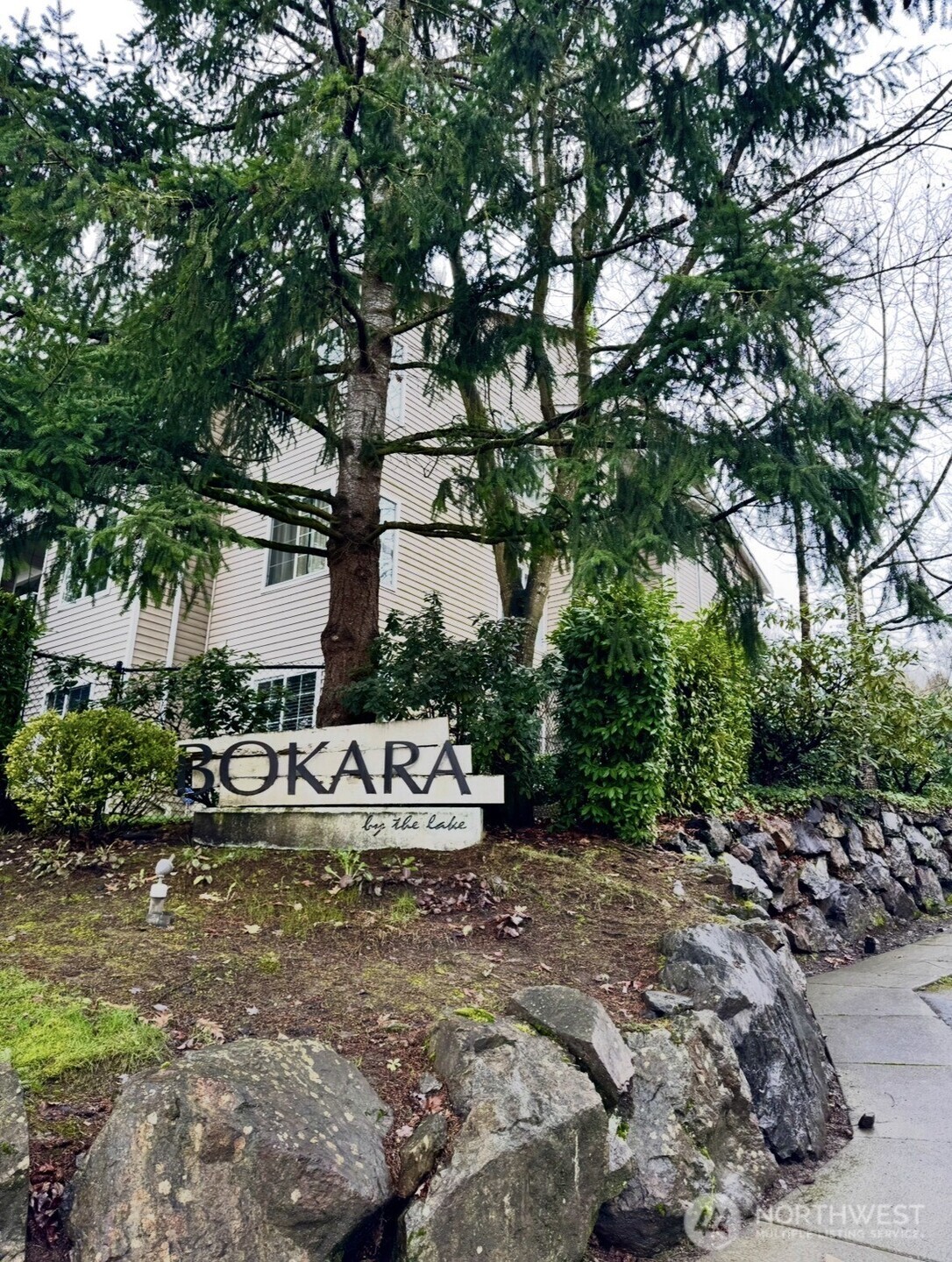 801 Rainier Avenue North, Unit G234 Renton, WA 98057 - Photo 17 of 18 a view of a yard with plants and large trees