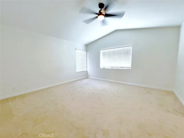 a view of a room with an empty space