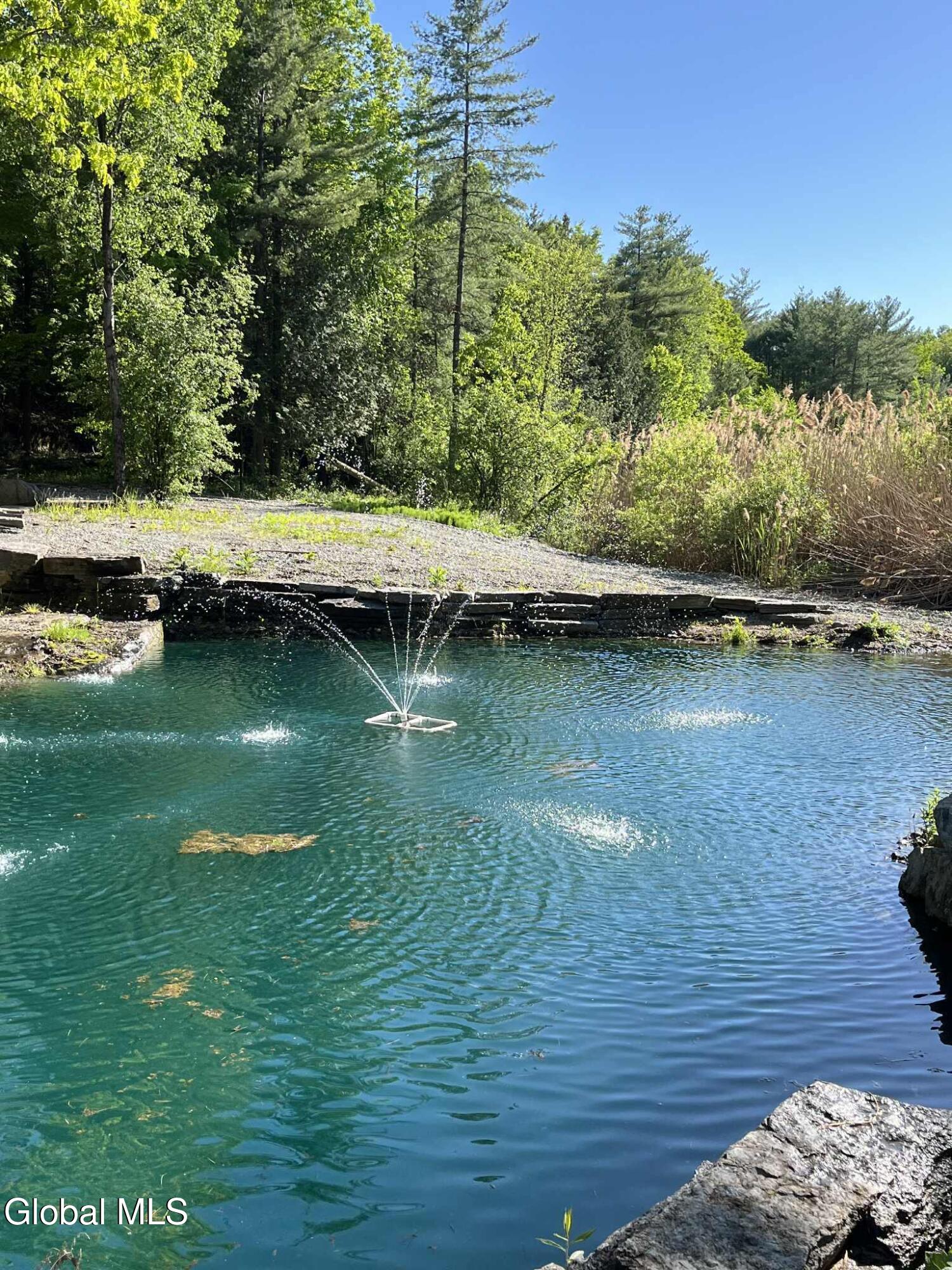 241 Dean Road Kingsbury, NY 12839 - Photo 4 of 56 Pond with Fountain