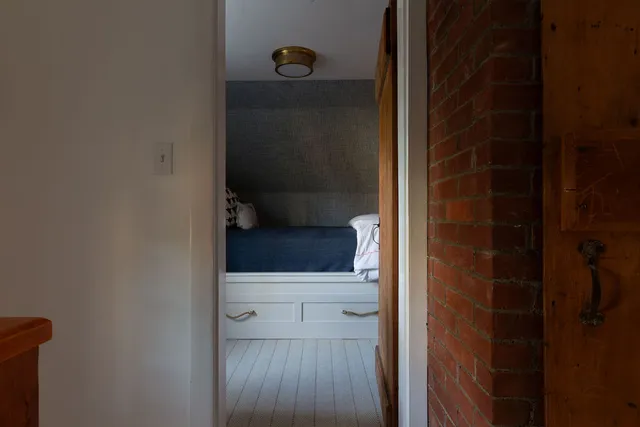 a view of wooden floor