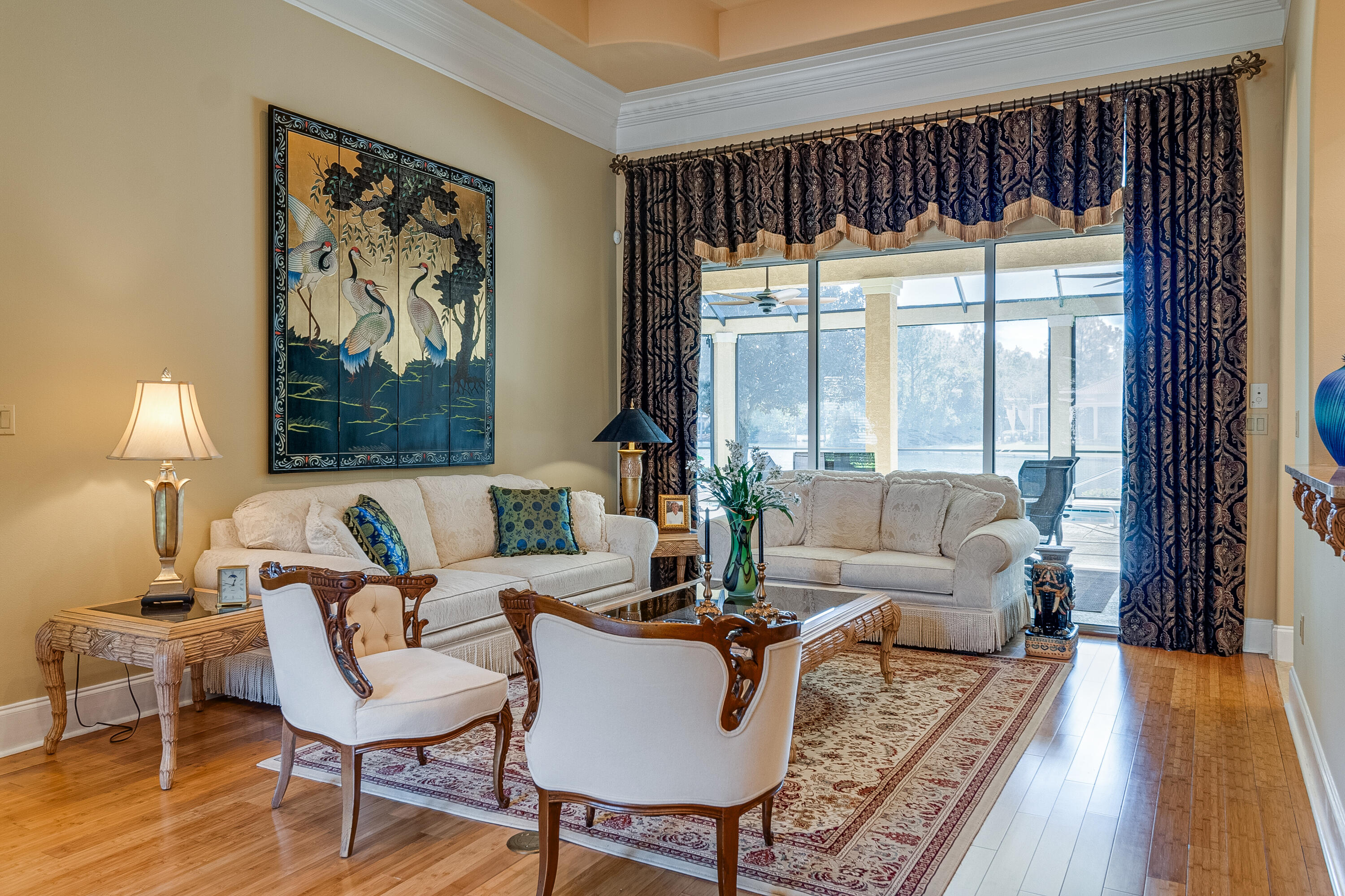 473 Captains Circle Destin, FL 32541 - Photo 18 of 64 a living room with furniture and a lamp