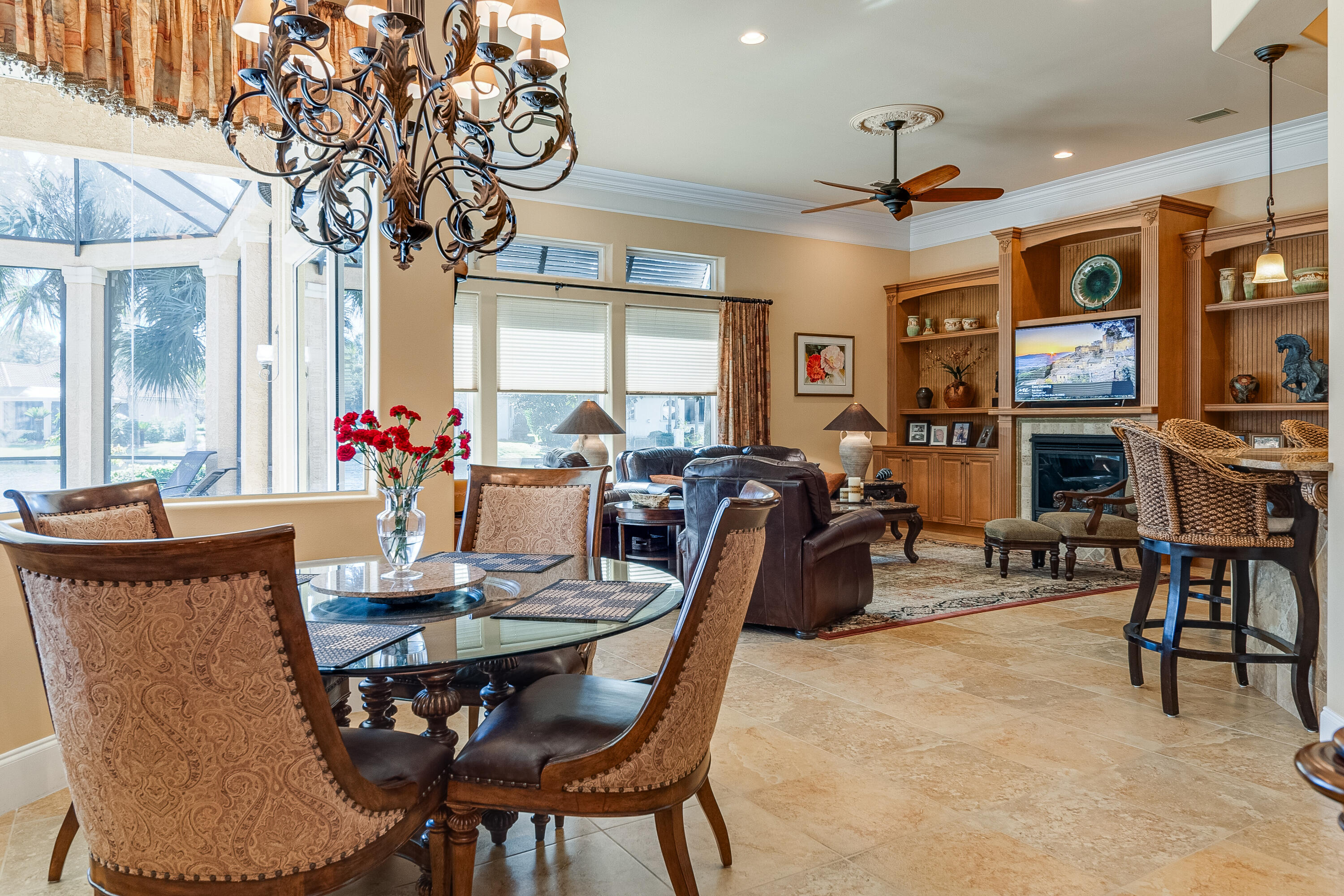 473 Captains Circle Destin, FL 32541 - Photo 22 of 64 a view of a dining room with furniture window and outside view