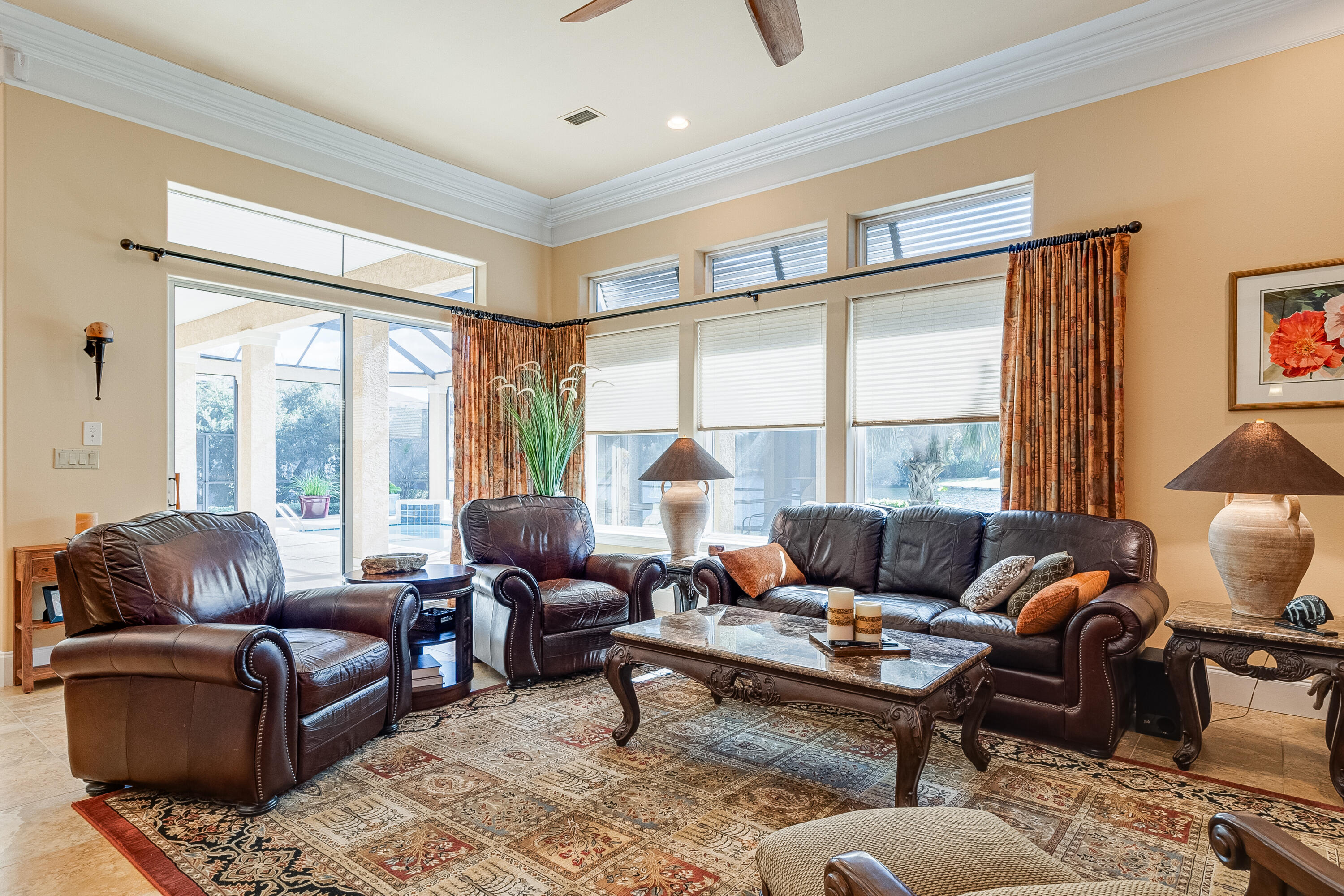 473 Captains Circle Destin, FL 32541 - Photo 29 of 64 a living room with furniture and a large window