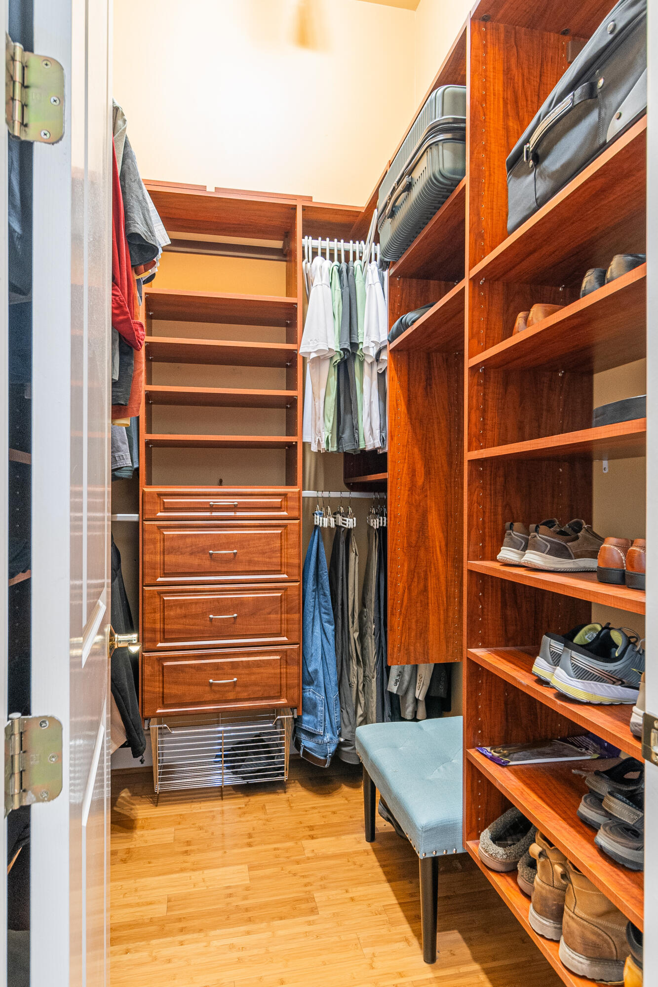 473 Captains Circle Destin, FL 32541 - Photo 49 of 64 a view of walk in closet with clothes and shoes