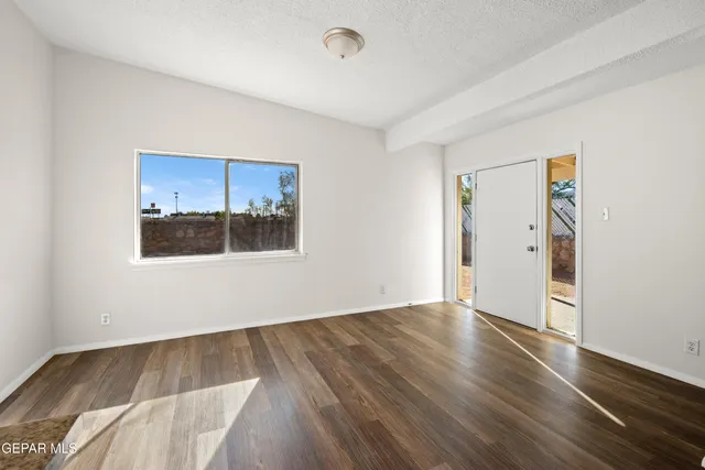 wooden floor in an empty room