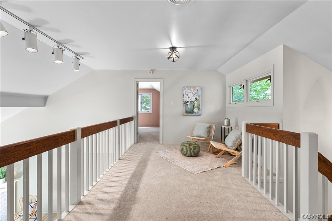 3820 Dunleith Terrace Midlothian, VA 23113 - Photo 27 of 48 a view of a hallway with windows and chandelier