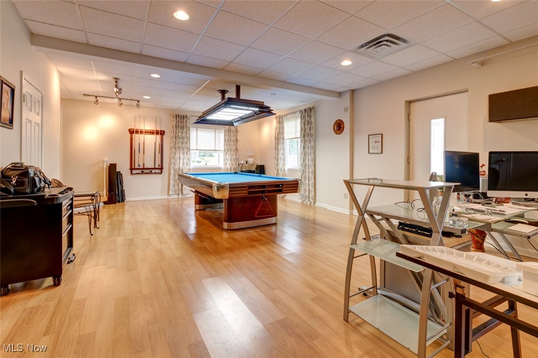 10850 Prouty Road Painesville, OH 44077 - Photo 44 of 50 Studio main level with heated floors and game area
